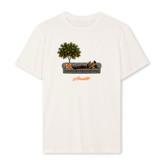 SLIMZEBRA Vintage White Regular Tee.