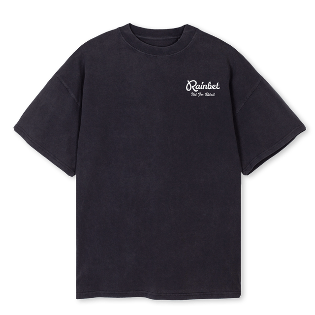 GUG Vintage Black Oversized Tee.