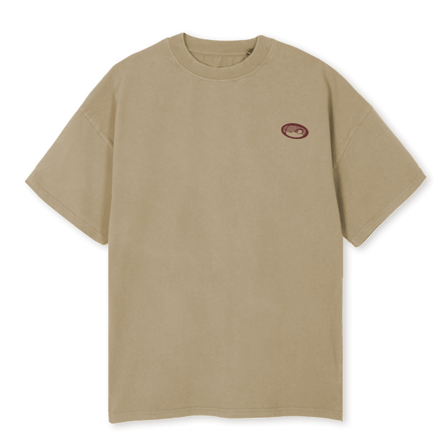 RASPA GRANATE Vintage Dune Oversized Tee.