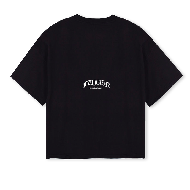 MYEXTEEBLACK Black Oversized Boxy Tee.