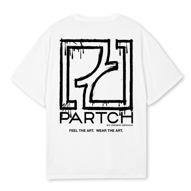 DRIPOVTWHT White Oversized Tee.