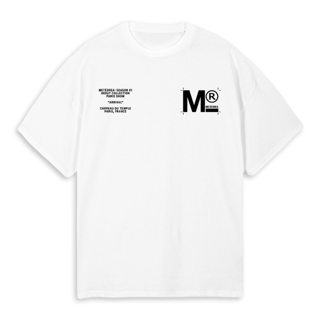 PARISOVERSIZED White Oversized Tee.