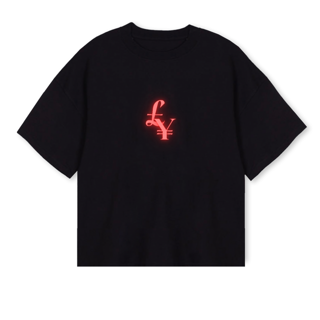 DREAMERS FENIXADA Black Oversized Boxy Tee.