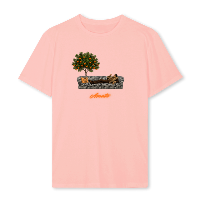 AMBRASAMPLE Pink Clay Regular Tee.