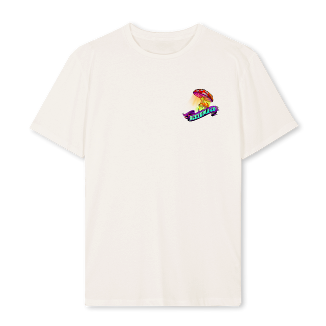 ACKERPULCOSHIRTWHITE Vintage White Regular Tee.