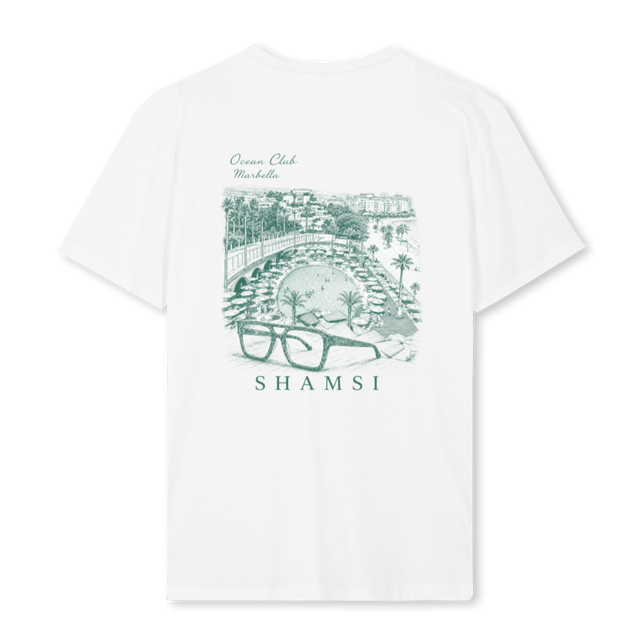 OCEAN TEEEEE White Regular Tee.
