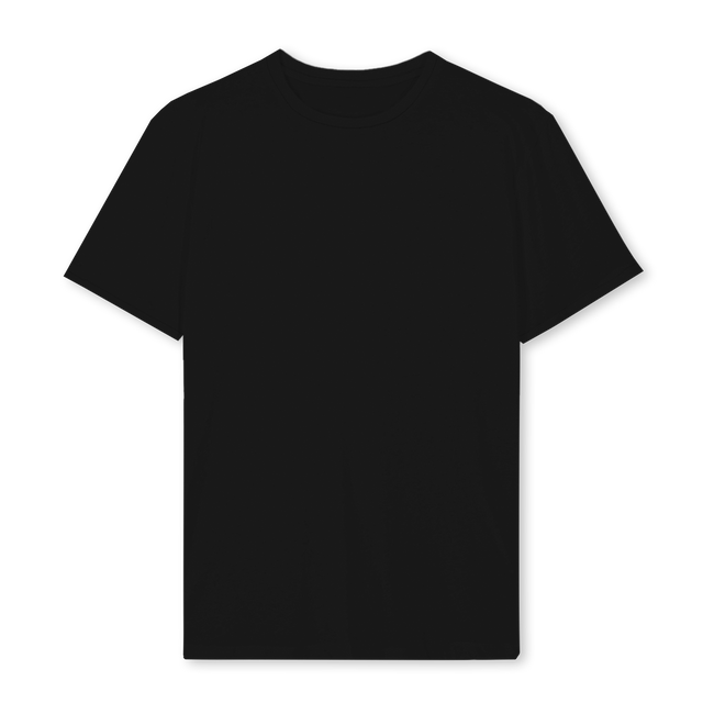 YANN Black Regular Tee.