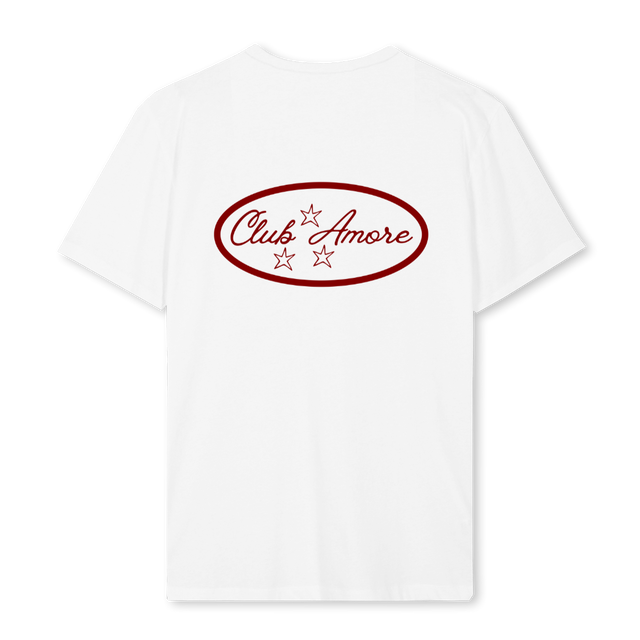 CA White Regular Tee.