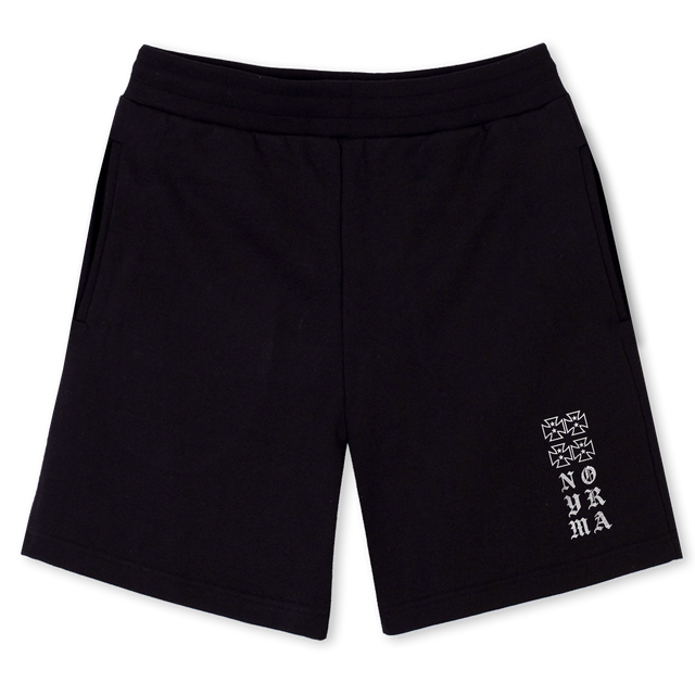 AAAASHORTS Black Relaxed Sweatshorts.