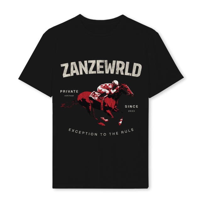 ZANZEHERITAGE_B Black Regular Tee.