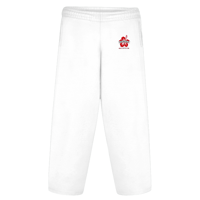 NNNNN White Straight-Leg Baggy Sweatpants.