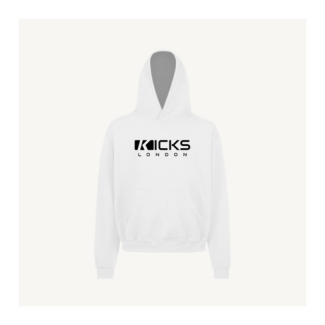 KHoodieLondon White Oversized Hoodie.