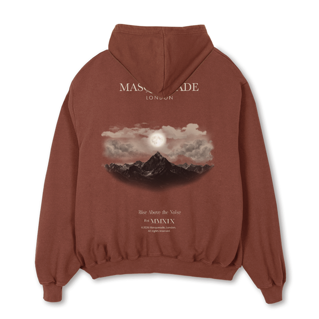 WINTR ANT Vintage Brown Oversized Hoodie.