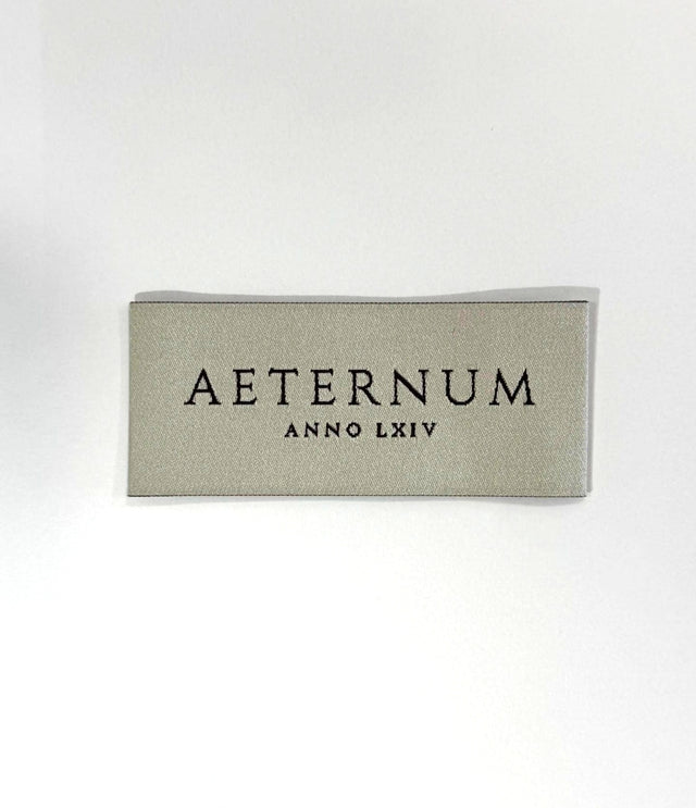 AETERNUM Custom Neck Label.