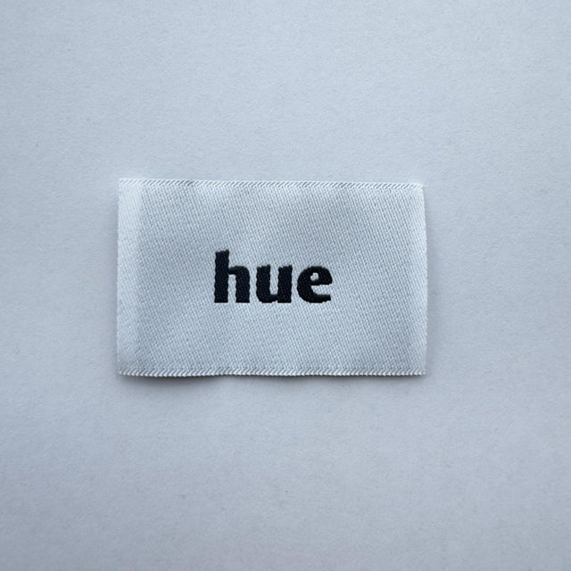 HUE OL Custom Neck Label.