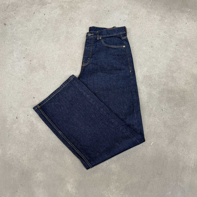 Raw Indigo Loose Fit Jeans.