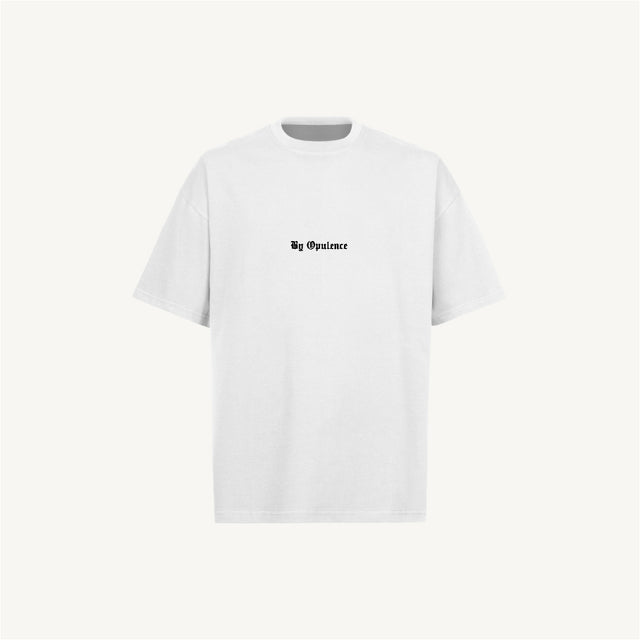 Black BYOP OT White Oversized Tee.