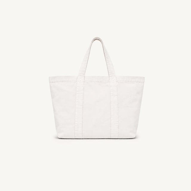 Oversized Canvas Tote Bag Embroidered Sample.