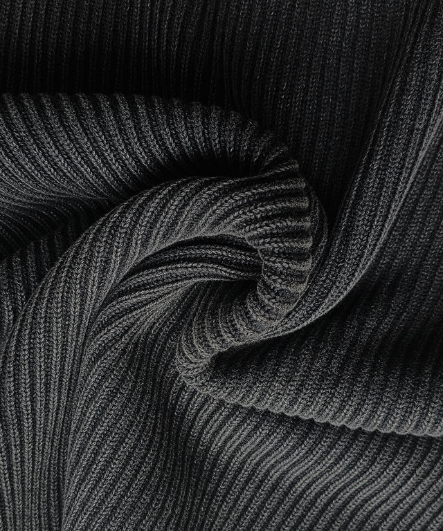Vintage Black Tejo Relaxed Knit Sweater.