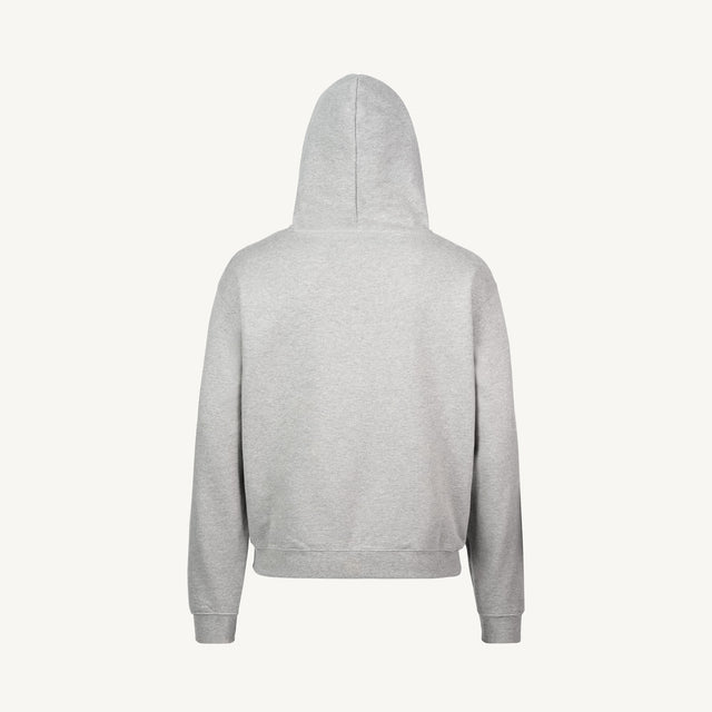 Light Grey Marl Oversized Hoodie.