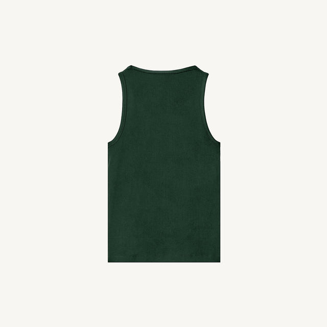 Wild Green Slim Ribbed Tank.