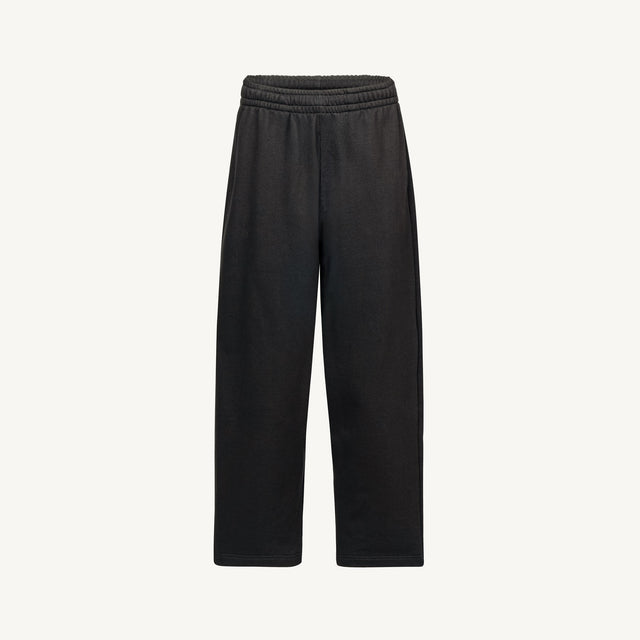 Vintage Black Straight-Leg Relaxed Sweatpants Mockups