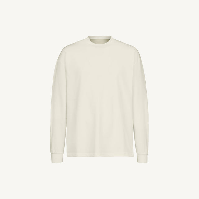 Vintage White Oversized LS Tee.