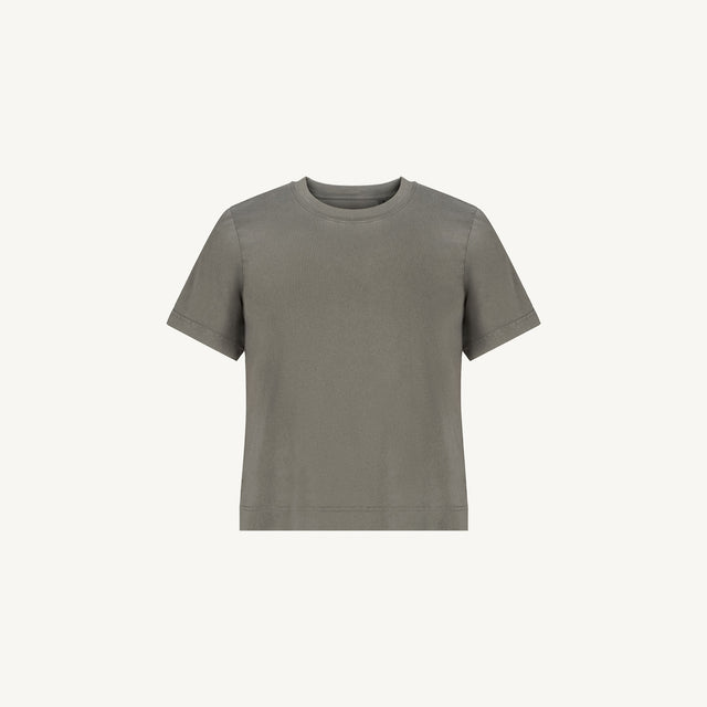 Vintage Olive Women’s Clean Cut Tee.