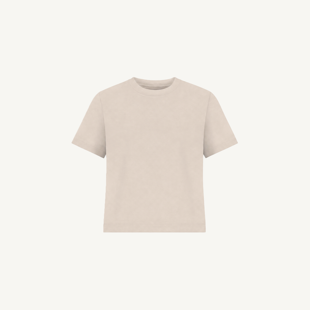 Women’s Clean Cut Tee Custom Sample Development.
