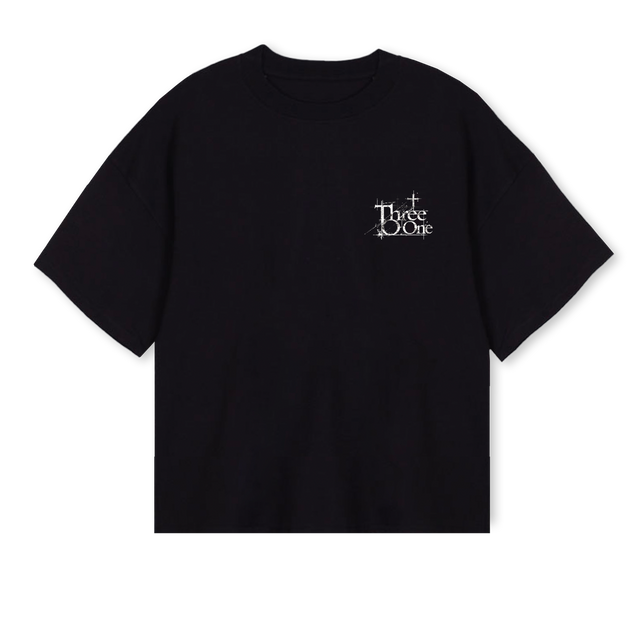 BHBG Black Oversized Boxy Tee.