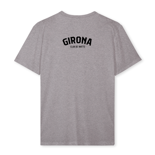 CLUBDEWATTSGREY Grey Marl Regular Tee.