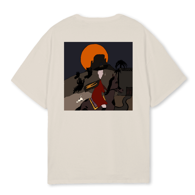 MANWITHNONAME Natural Oversized Tee.
