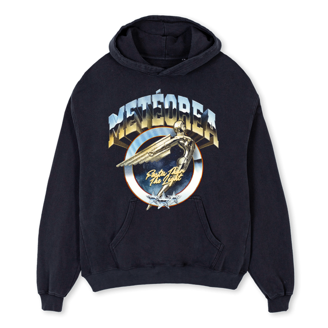 STATUE Vintage Black Oversized Hoodie.