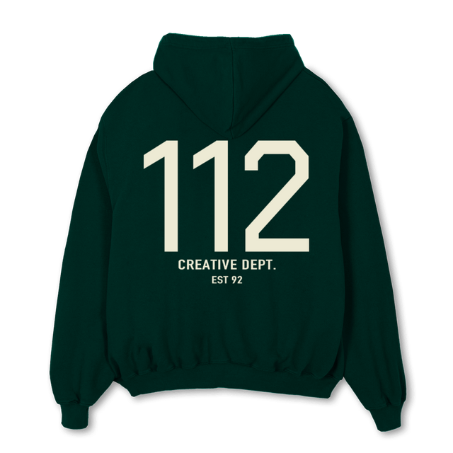 NK Wild Green Oversized Zipped Hoodie.