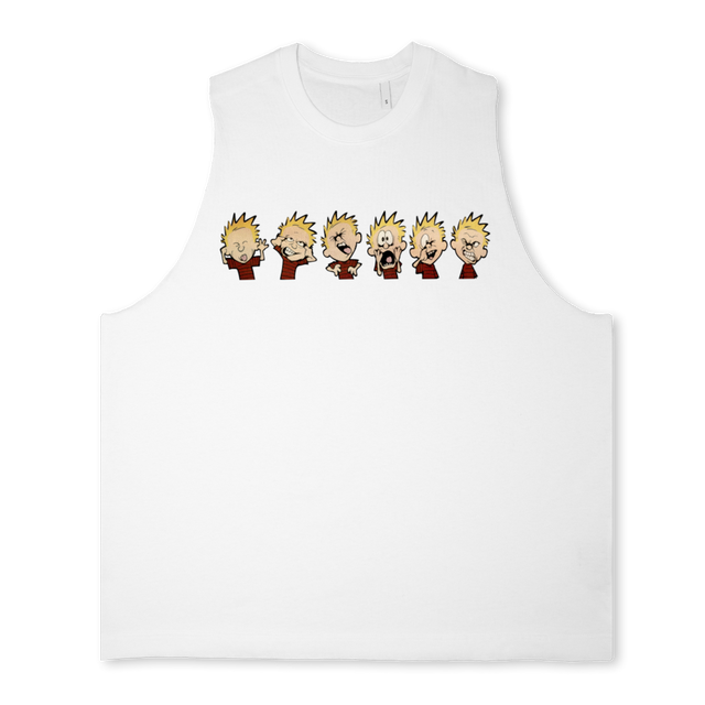 CCCCCC Bright white Oversized Vest.