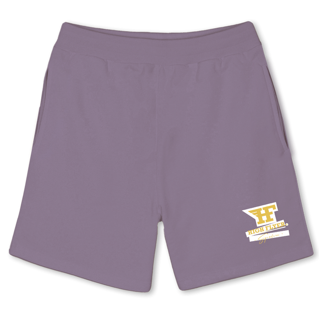 SHORTSYELL Purple Relaxed Sweatshorts.