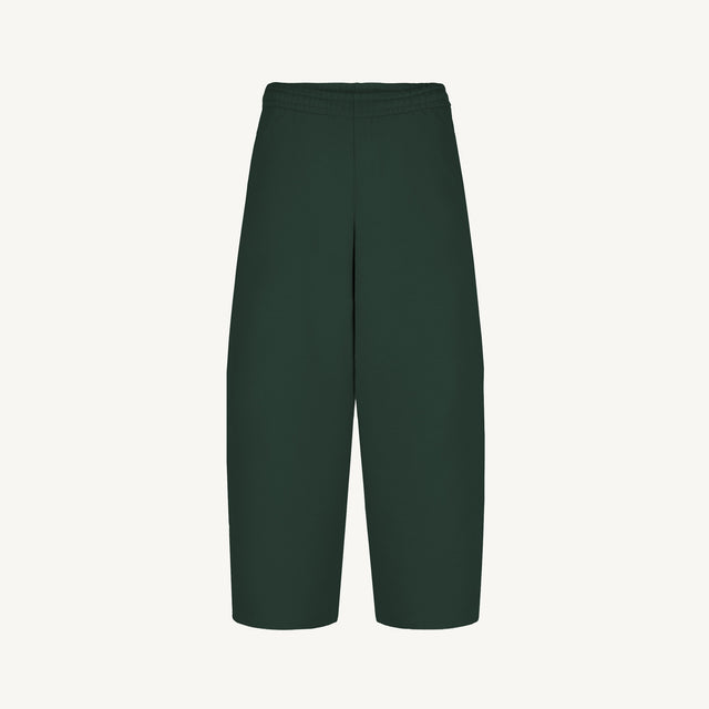 Wild Green Straight-Leg Baggy Sweatpants.