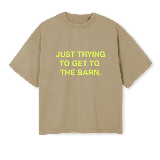 BARN Vintage Dune Oversized Boxy Tee.