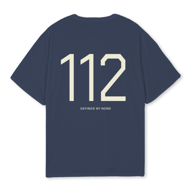 SMP NVY Navy Blue Oversized Tee.