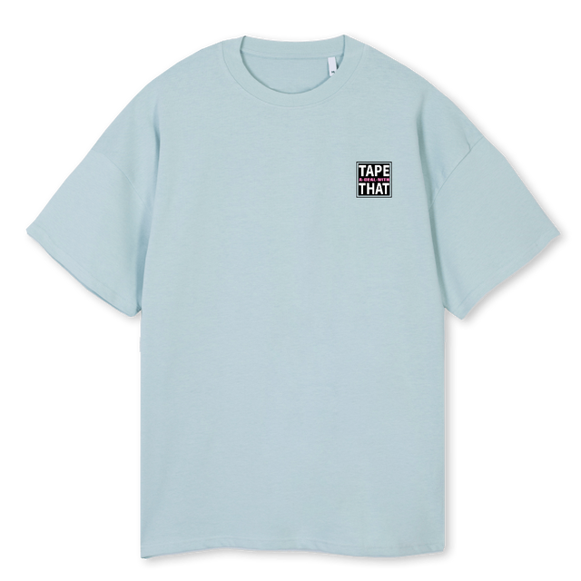 ADWXTAPETHATMCLOVIN Cold Blue Oversized Tee.