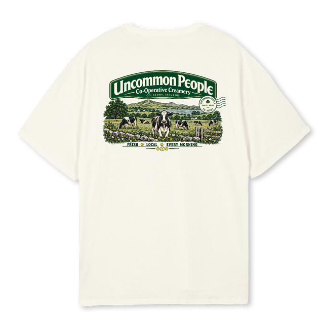 BUTTER Cream Oversized Tee.