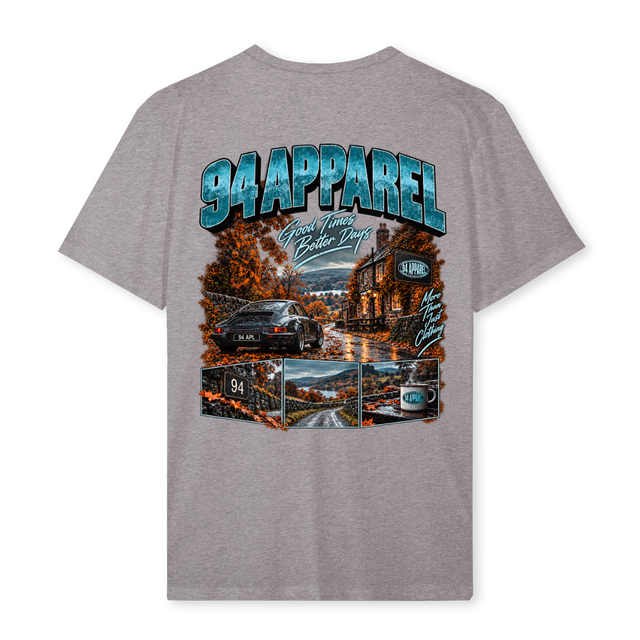 AUTUMN APPAREL JOE Grey Marl Regular Tee.