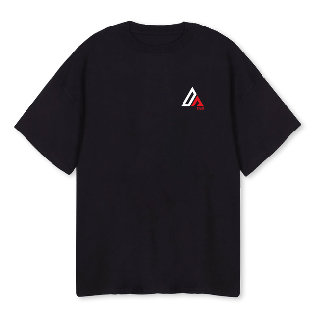 UNIFORM Black Oversized Tee.
