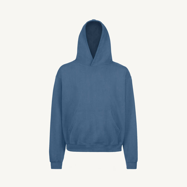 18-4027 TCX Vintage Moonlight Blue Oversized Hoodie.