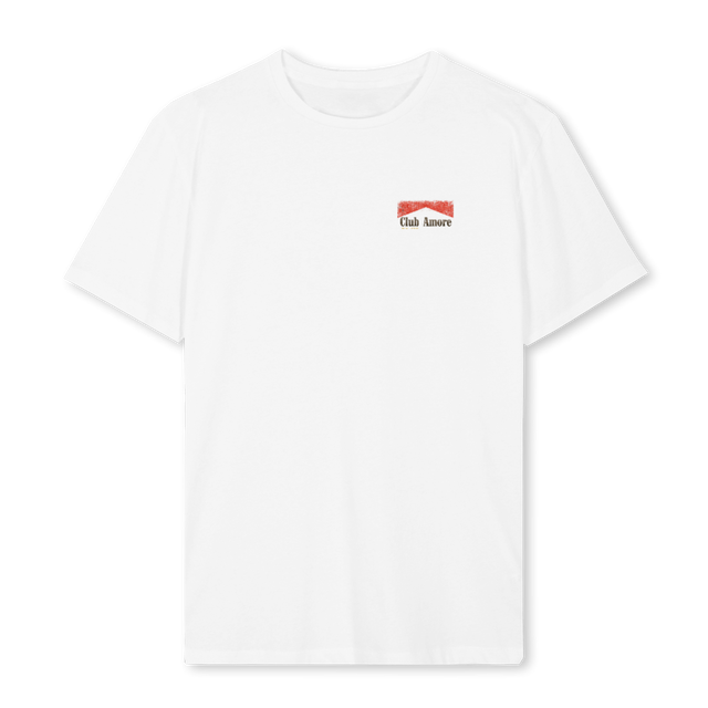 AMORE White Regular Tee.