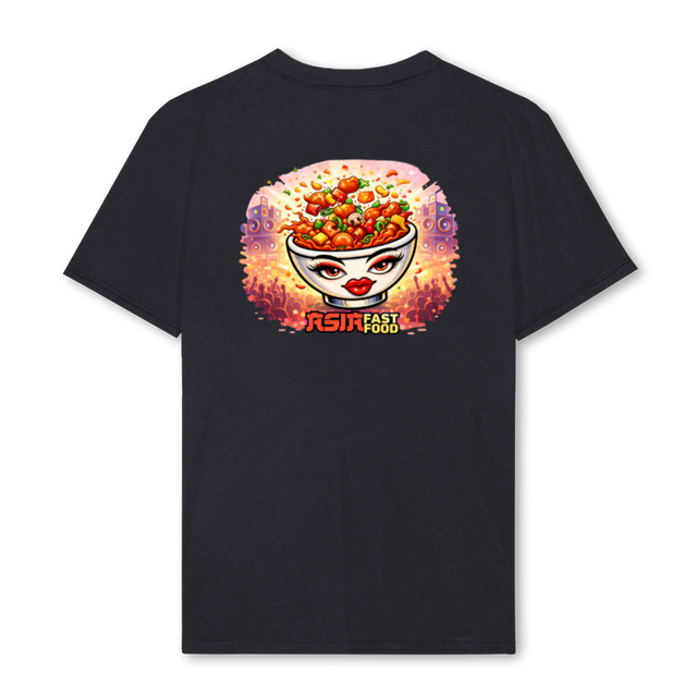 MARLENE Vintage Black Regular Tee.
