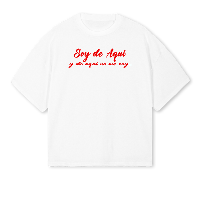 SOYDEAQUI White Oversized Boxy Tee.