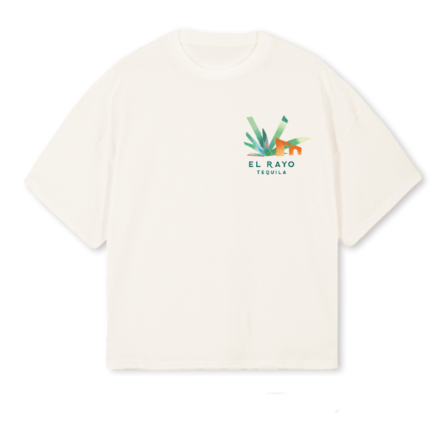 BLJF MARIO Vintage White Oversized Boxy Tee.