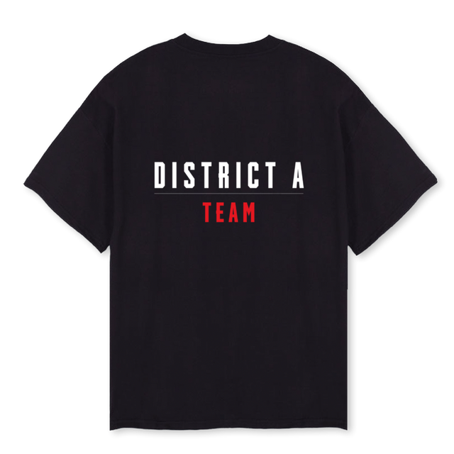 UNIFORM Black Oversized Tee.