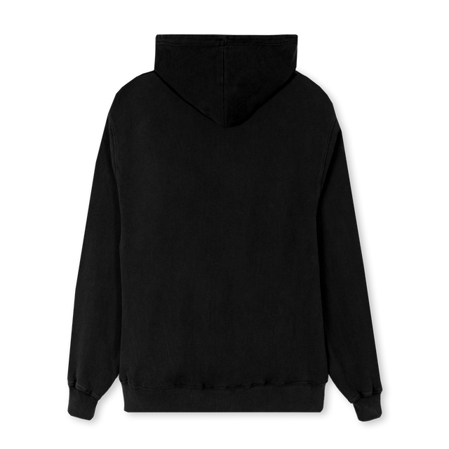 NIEBLA Black Regular Zipped Hoodie.